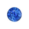 0.89 Carat Vivid Medium Rich Blue Sapphire Gem, Round Shape, 5.5 mm | $1,493
