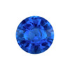 1.21 Carat Vivid Medium Rich Blue Sapphire Gem, Round Shape, 6.5 mm | $3,122