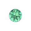 0.46 Carat Vivid Medium Minty Green Tourmaline Gem, Round Cut, 4.9 x 4.9 mm | $218