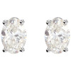 14K White 1/5 CTW Natural Diamond Earrings