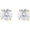 14 Karat Yellow Gold 0.50 Carat Diamond Earrings....................