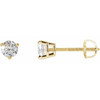 14K Yellow 1/2 CTW Lab-Grown Diamond Earrings