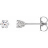 14K White 1/4 CTW Natural Diamond Stud Earrings