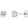 Platinum 1 1/2 CTW Natural Diamond Stud Earring
