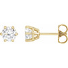 14K Yellow 1 CTW Natural Diamond Stud Earrings