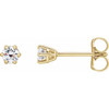 14K Yellow 1/4 CTW Natural Diamond Stud Earrings..