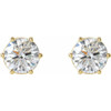 14K Yellow 2 CTW Natural Diamond Stud Earrings.