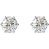 14K White 2 CTW Natural Diamond Stud Earrings.