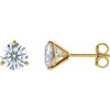 14K Yellow 3 CTW Lab-Grown Diamond Stud Earrings