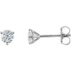 Buy 14 Karat White Gold 0.50 Carat Diamond Stud Earrings.