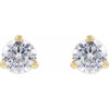 14K Yellow 1/4 CTW Lab-Grown Diamond Stud Earrings