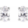 14K White 1/2 CTW Lab-Grown Diamond Stud Earrings