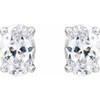14K White 3/4 CTW Lab-Grown Diamond Stud Earrings