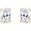 14K Yellow 3/4 CTW Lab-Grown Diamond Stud Earrings