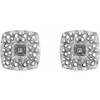 Buy Platinum 0.50 Carat Diamond Earrings.