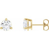 14K Yellow 3/8 CTW Natural Diamond Earrings