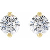 14K Yellow 1/3 CTW Natural Diamond 2-Prong Stud Earrings