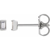 Sterling Silver .05 CTW Natural Diamond Stud Earrings