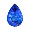 2.07 Blue Purple Tanzanite Pear 10 x 7 mm