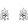 Sterling Silver 5/8 CTW Natural Diamond Earrings