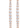 14K Rose 3/8 CTW Natural Diamond Earrings