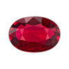 2.03 Carat Vivid Medium Rich Open Red Ruby Gemstone Oval Cut GRS Report