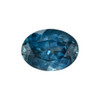 1.06 Carat Vivid Medium Teal Blue Green Sapphire Gemstone Oval Cut