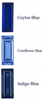 Chatham Lab Created Cornflower Blue Sapphire Gemstone – Baguette Cut – GEM Grade
