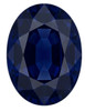 Chatham Lab Created Indigo Blue Sapphire Gemstone – Oval Cut – GEM Grade