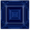 Chatham Lab Created Indigo Blue Sapphire Gemstone – Square Step Cut – GEM Grade