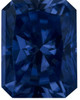 Chatham Lab Created Indigo Blue Sapphire Gemstone – Octagon Radiant Cut – GEM Grade