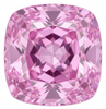 Chatham Lab Created Baby Pink Sapphire Gemstone – Antique Square Cut – GEM Grade