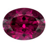 4.41 Carat Rose Garnet Gemstone – Oval Cut, Vivid Raspberry Pink Color, Mahenge Origin