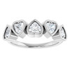 Sterling Silver 1 1/8 CTW Lab-Grown Diamond Ring