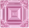 Chatham Lab Created Baby Pink Sapphire Gemstone – Step Cut – GEM Grade