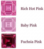 Chatham Lab Created Baby Pink Sapphire Gemstone – Step Cut – GEM Grade