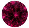 Lab Created Fuchsia Pink Sapphire Gemstone – Round Cut – GEM Grade