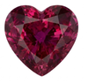 Chatham Lab Created Fuchsia Pink Sapphire Gemstone – Heart Cut – GEM Grade