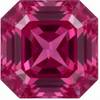 Chatham Lab Created Fuchsa Pink Sapphire Gemstone – Square Radiant Cut – GEM Grade