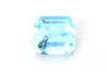 Vivid Rich Blue Asscher Cut Aquamarine Gemstone – 4.81 Carat