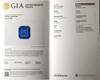 Asscher Cut Blue Sapphire Gemstone 2.04 Carat Vivid Intense
