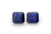 Vivid Intense Asscher Cut Blue Sapphire Gemstone – 1.51 Carat, Matched Pair