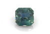 Asscher Cut Teal Sapphire Gemstone – Vivid Intense Green-Teal – 3.14 Carat, GIA Certified