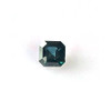 Asscher Cut Teal Sapphire Gemstone – 2.09 Carat, Vivid Intense Green-Teal, Unheated, GIA Certified