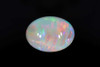 1.85 Carat Cabochon Oval Black Opal Gemstone, Multi Colour