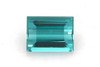 Vivid Intense Green-Teal Baguette Teal Tourmaline Gemstone – 1.75 Carat