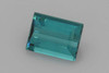 Vivid Intense Green-Teal Baguette Teal Tourmaline Gemstone – 1.75 Carat