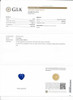 Heart Blue Sapphire Gemstone, 5.1 Carat – Vivid Intense, GIA Certified