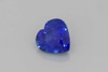 2.6 Carat Heart Blue Sapphire Gemstone, Vivid Intense, GIA Certified
