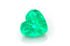 0.96 Carat Heart Emerald Gemstone – Vivid Intense Green, GRS Certified